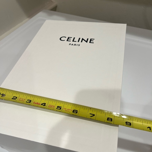 Celine White Logo Lid Box - Picture 3 of 5